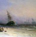 Кораблекрушение в Северном море. 1875 - Shipwreck in the North Sea. 187541 х 58 смХолст, маслоРомантизм, реализмРоссияВенеция. Остров св. Лазаря. Музей армянской конгрегации мхитаристов